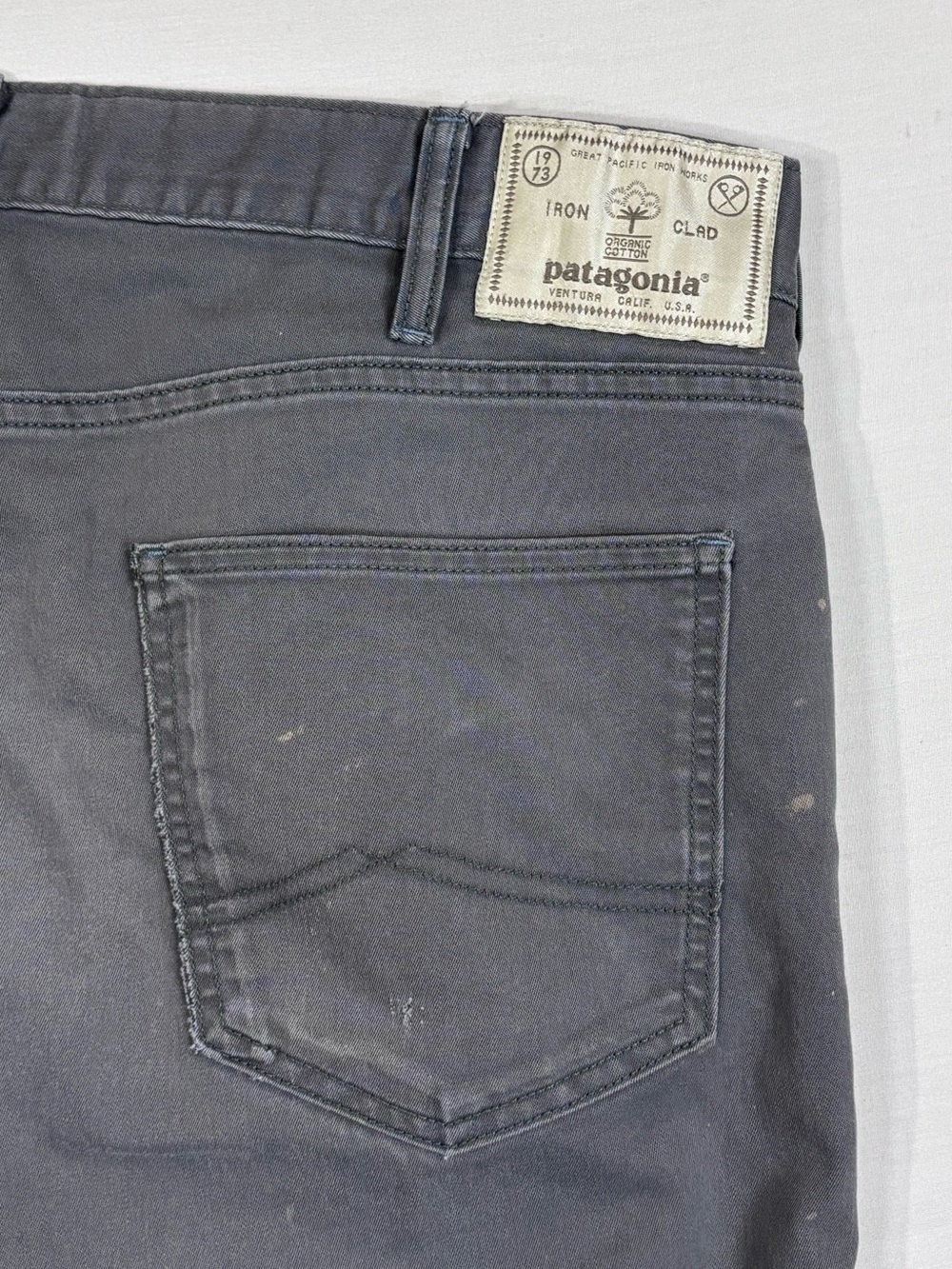 Patagonia Ironclad Gray Workwear Straight Utility Pants Men’s 36x32 - Picture 4 of 7